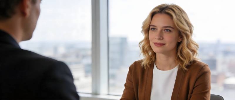 商务洽谈中的女性高管图片