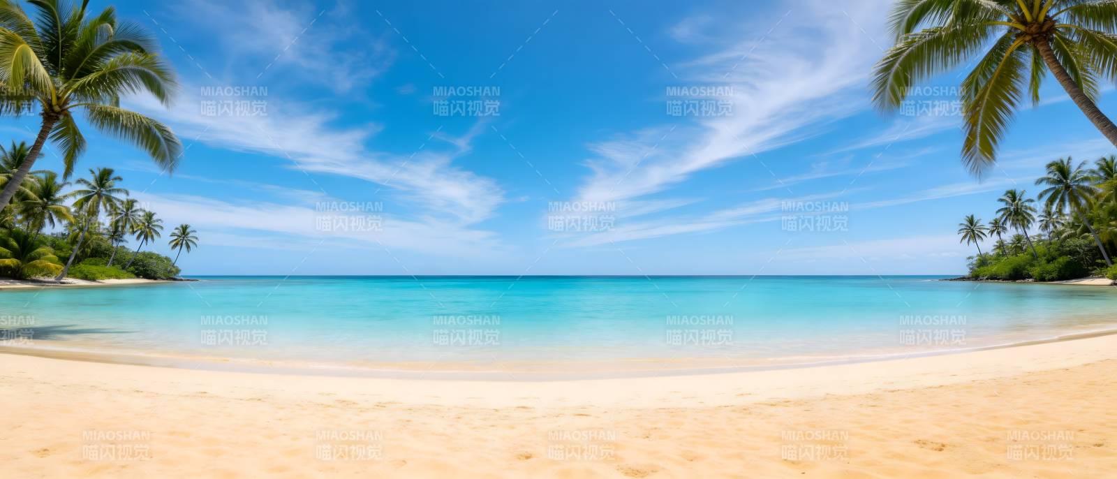椰林碧海 热带天堂图片