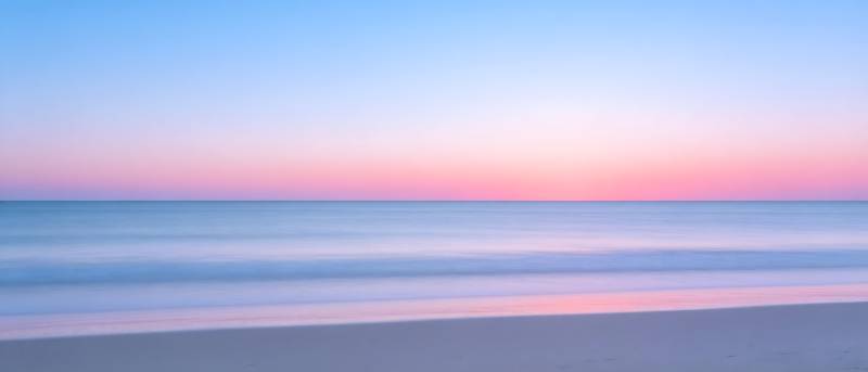 粉蓝海天 静谧如梦图片