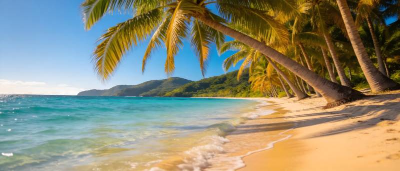 椰林碧海 热带天堂图片