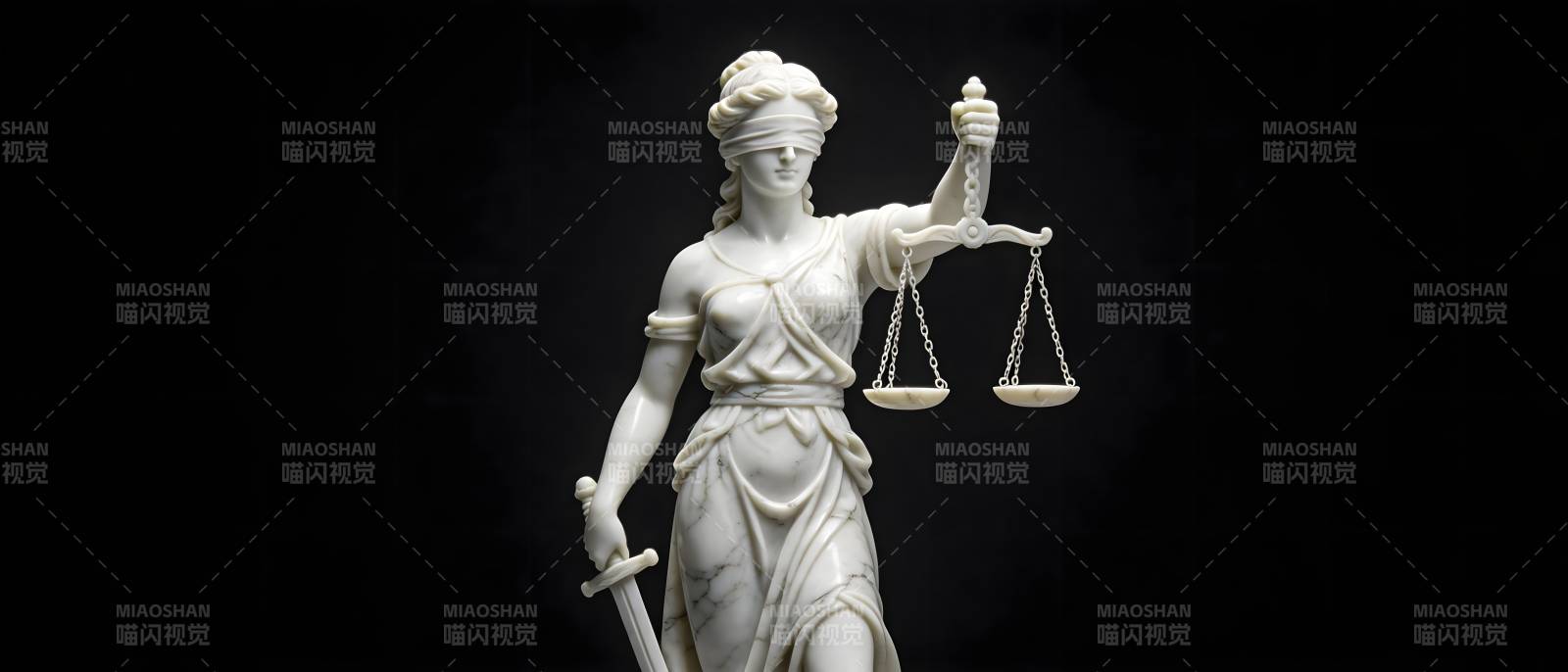 正义女神持天平与剑图片