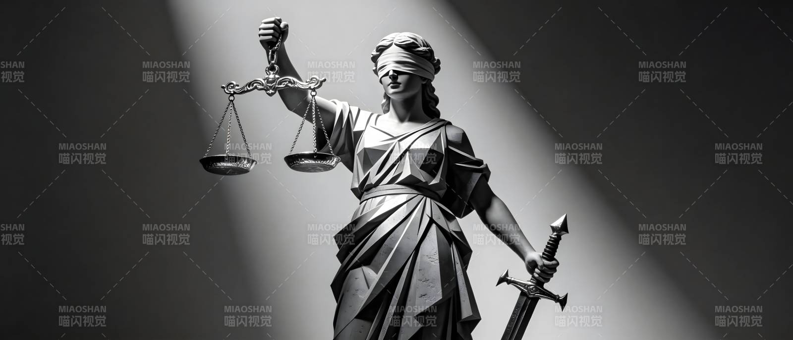 正义女神 天平与剑图片