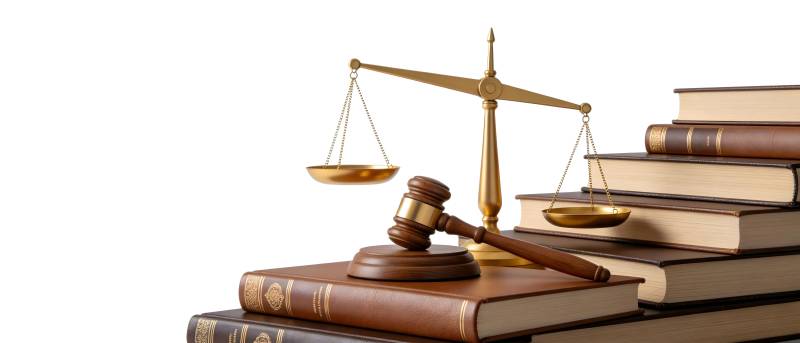 法槌天平书堆 正义象征图片