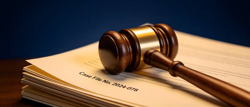 法槌落案 正义待审图片