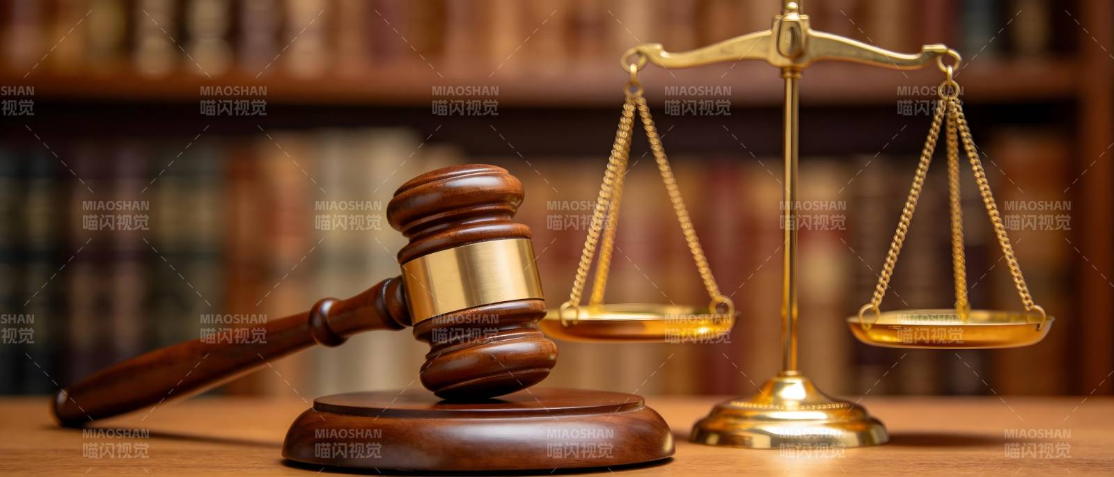 法槌与天平 正义的象征图片