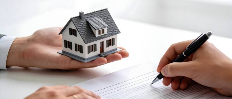 房产交易签约现场图片