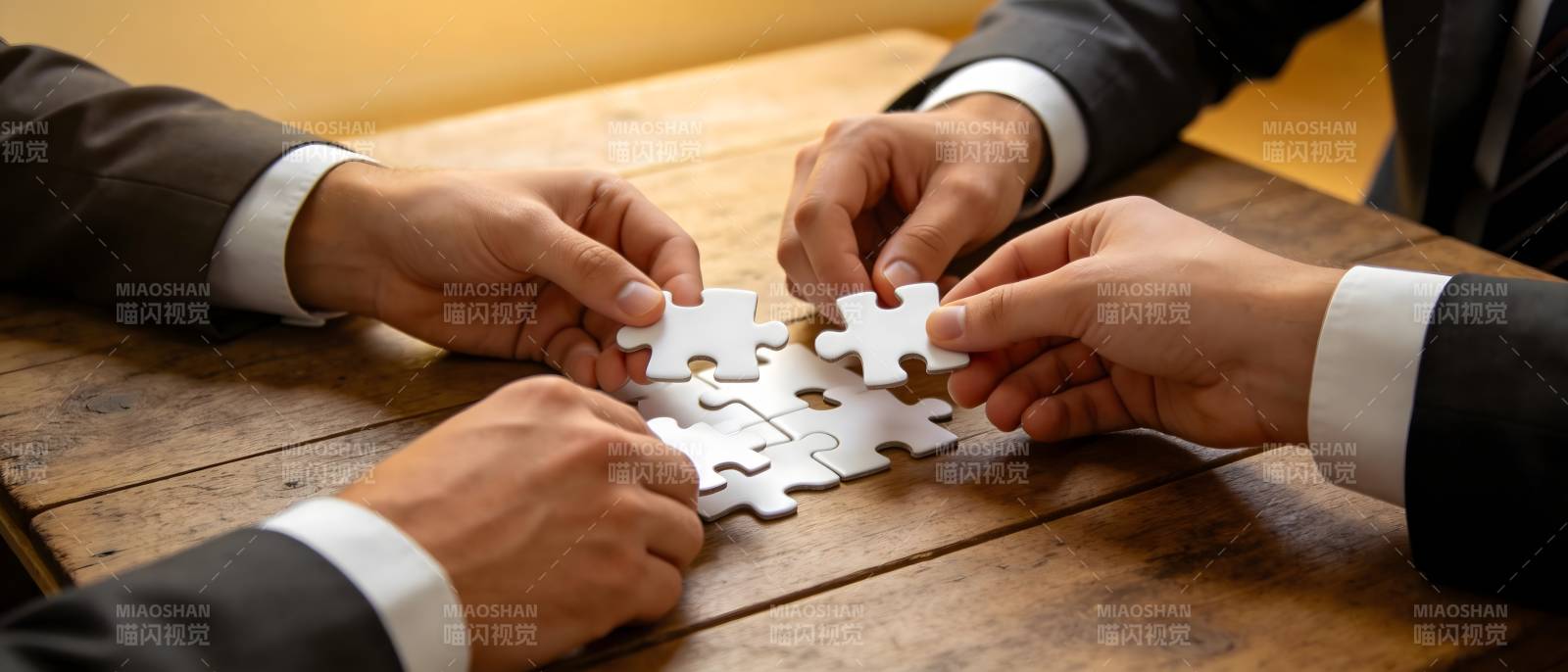 携手拼图 共筑合作图片