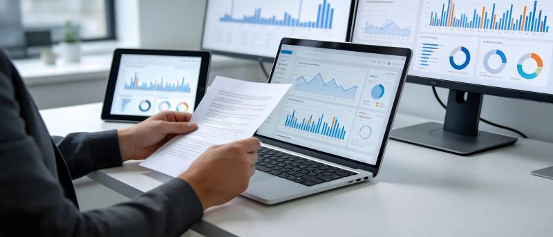 数据分析办公场景图片