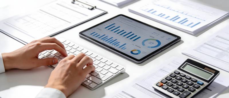 数据分析办公场景图片