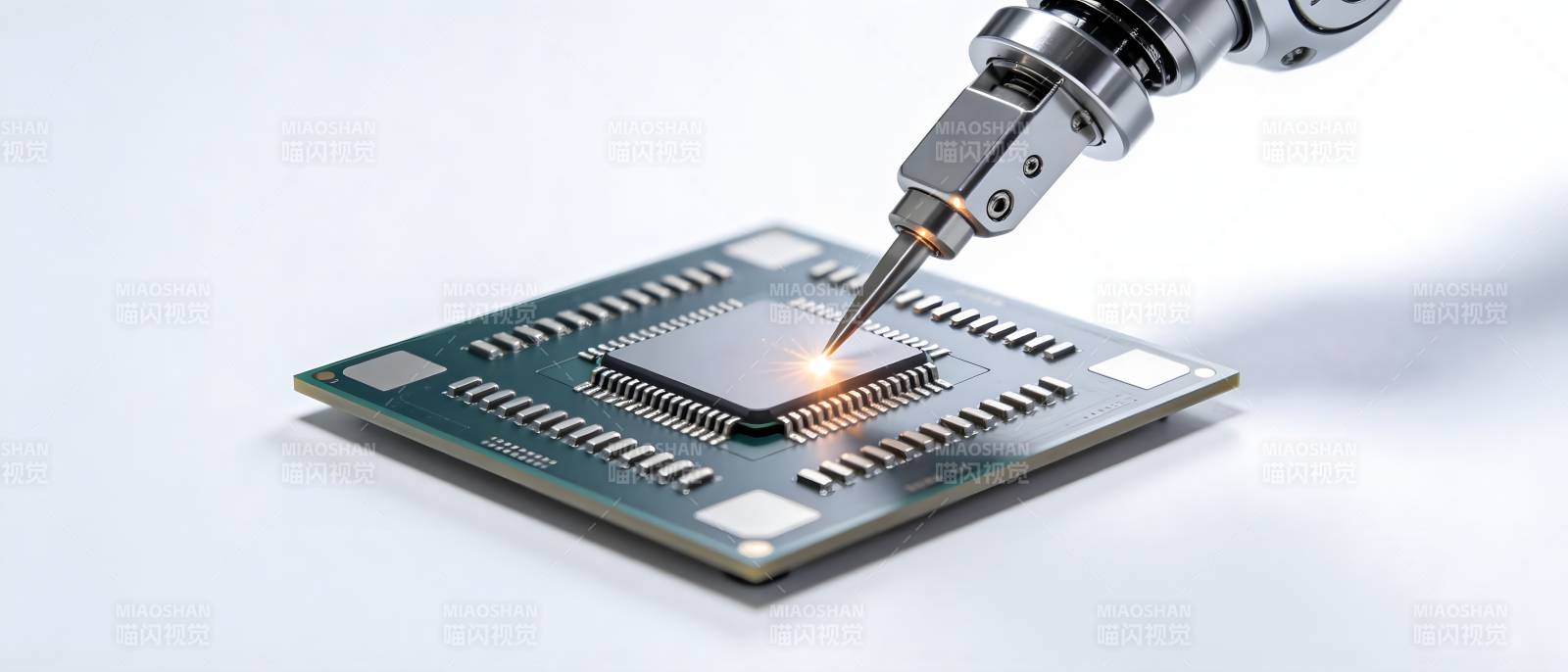 芯片精密焊接中图片