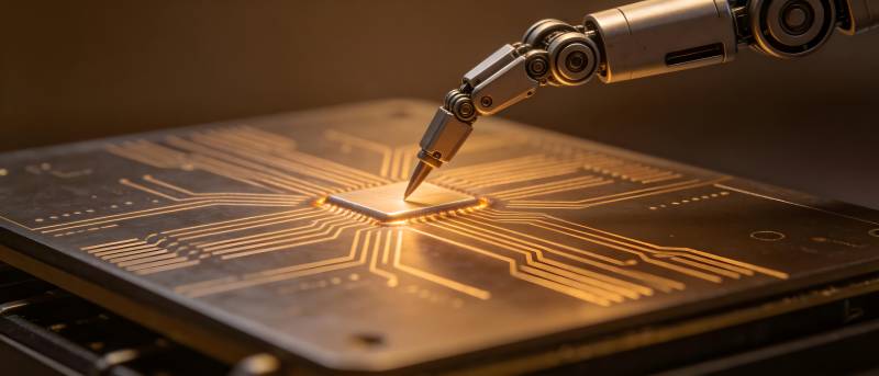 机械臂精修芯片电路图片