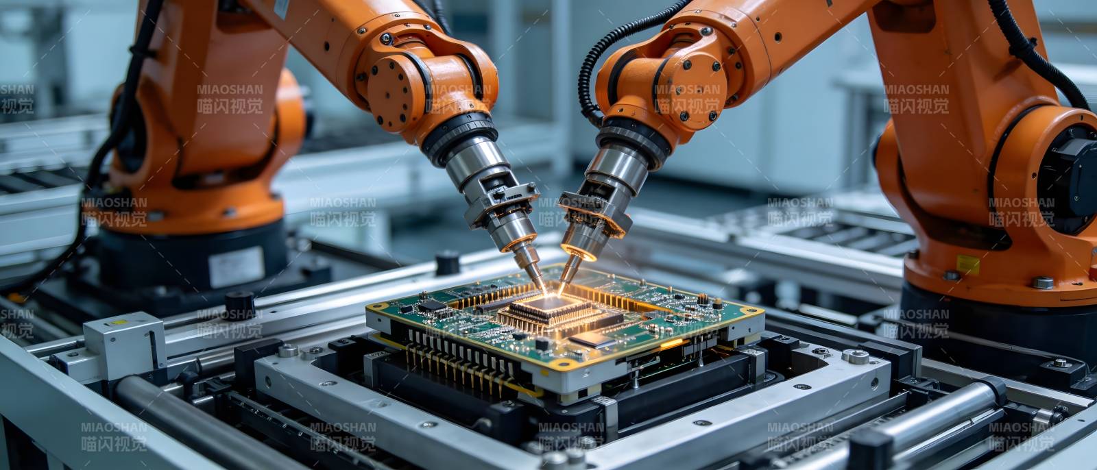机器人精密装配芯片图片