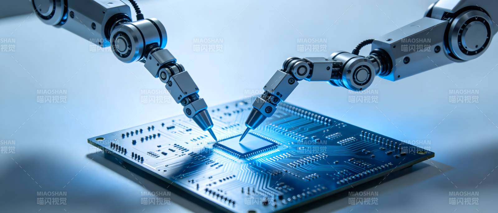 机械臂组装芯片图片