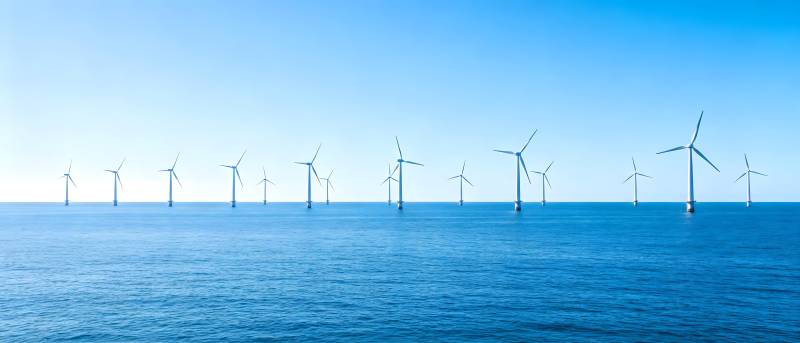 海上风电场 蓝色能源新景观图片