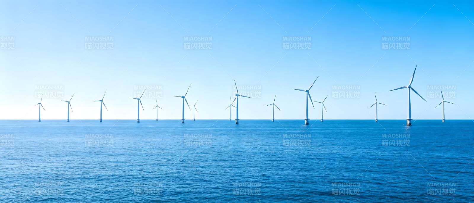 海上风电场 蓝色能源新景观图片