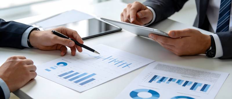 商务会议分析数据图表图片