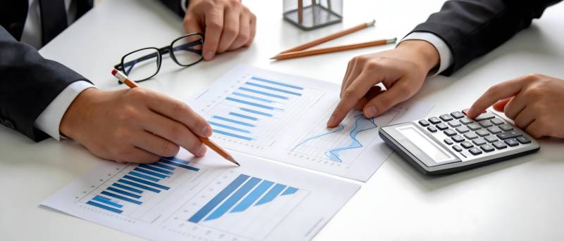 商务数据分析会议图片