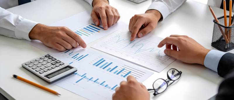 商务会议分析数据图表图片