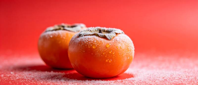 红柿覆霜 年味渐浓图片