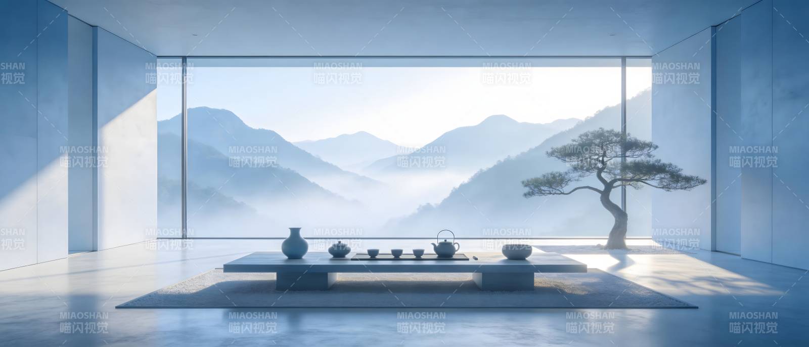 山景茶室 静悟禅心图片