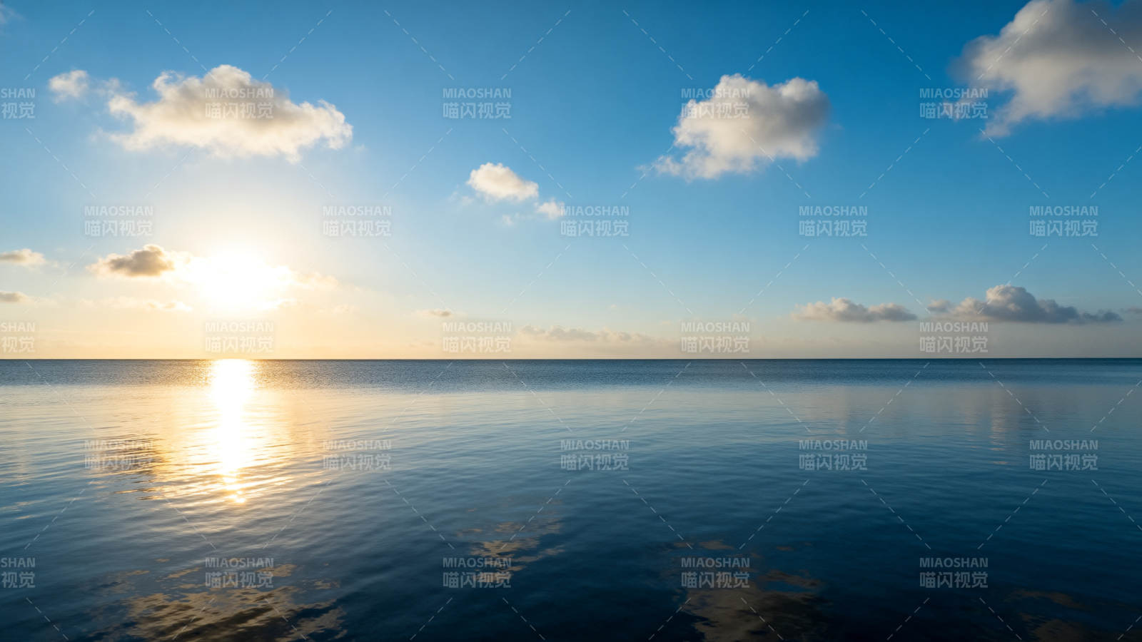 海天一色 日出映金波图片