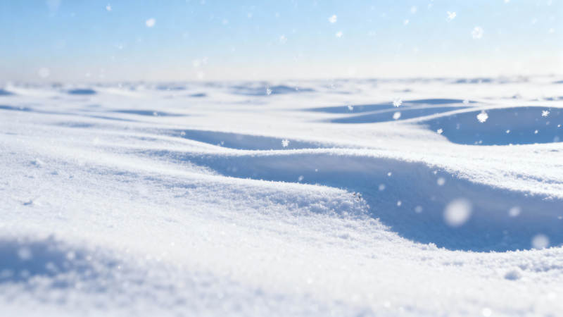 雪原无垠 风舞轻扬图片