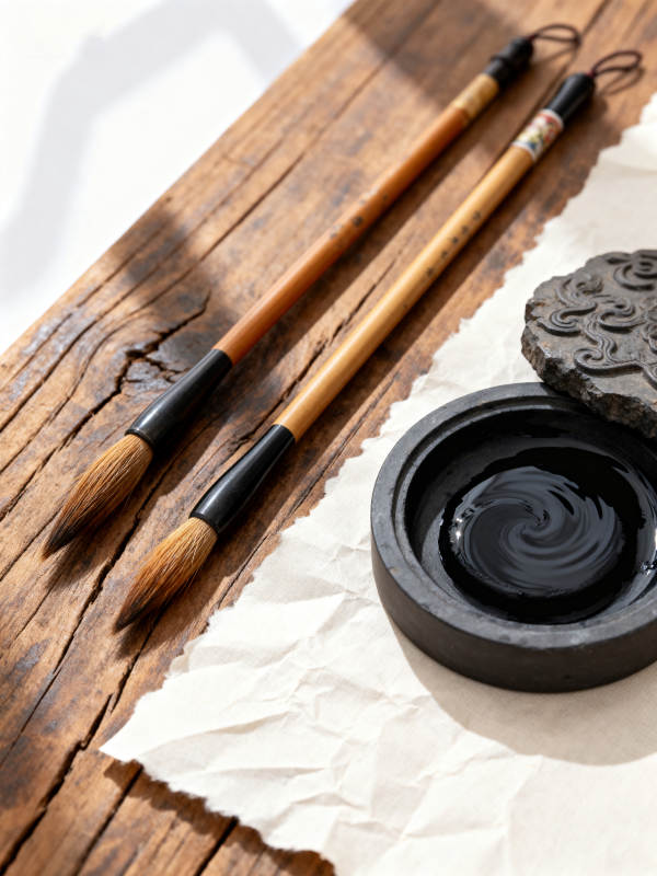 文房四宝 墨香笔韵图片