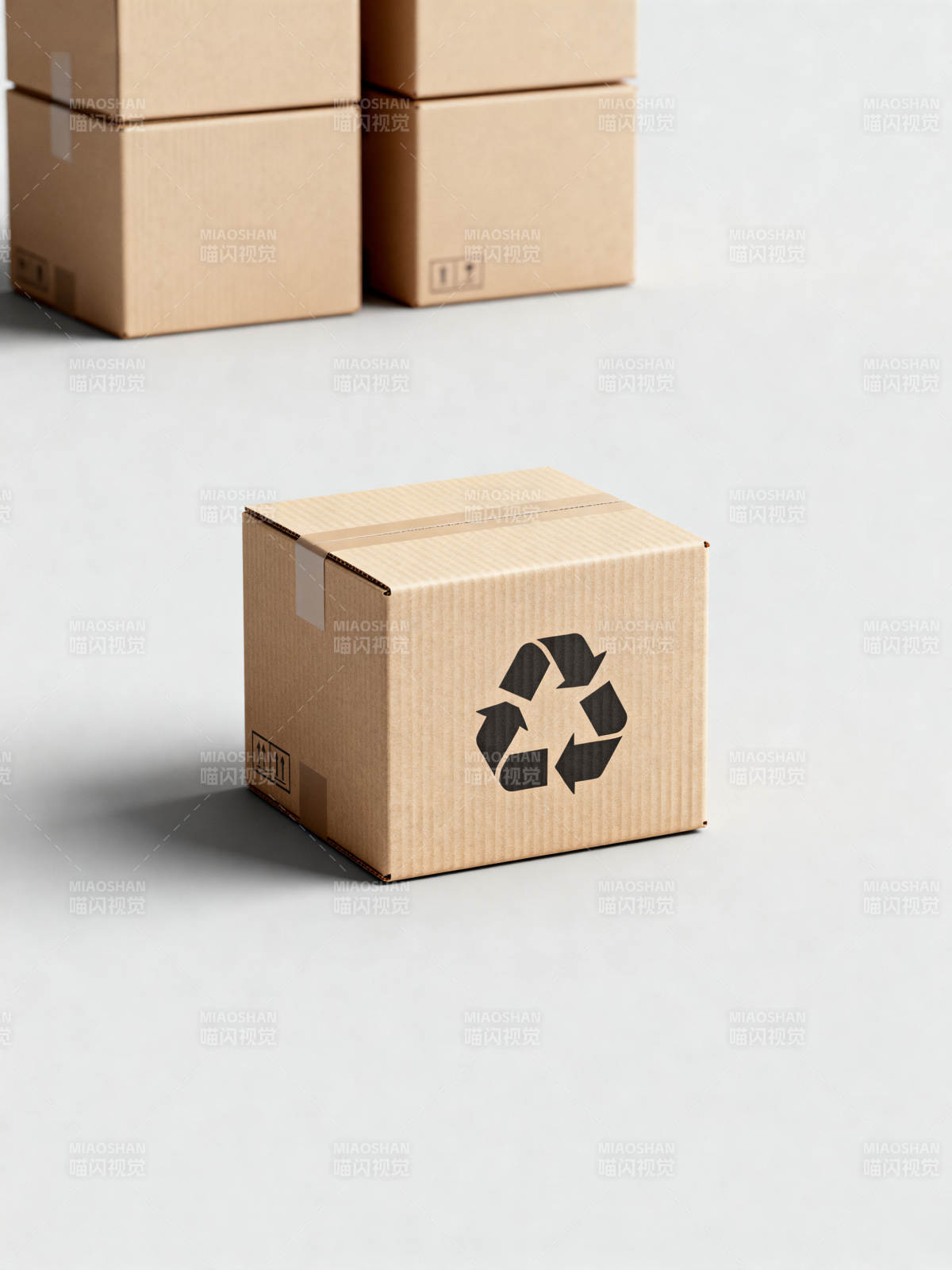 环保纸箱 循环再利用图片