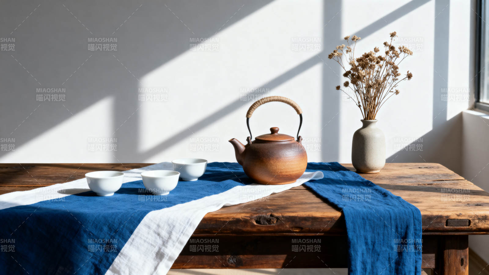 阳光茶席 静谧时光图片