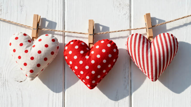 红心挂绳 爱意满满图片