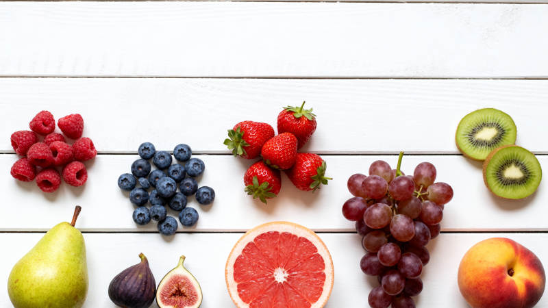 多彩鲜果拼盘 健康美味图片