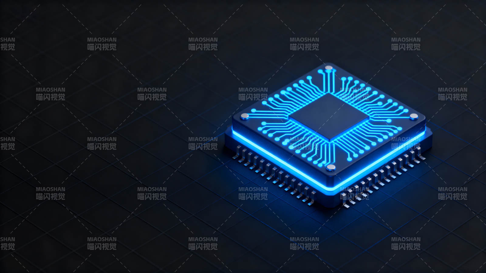 蓝光芯片 科技核心图片