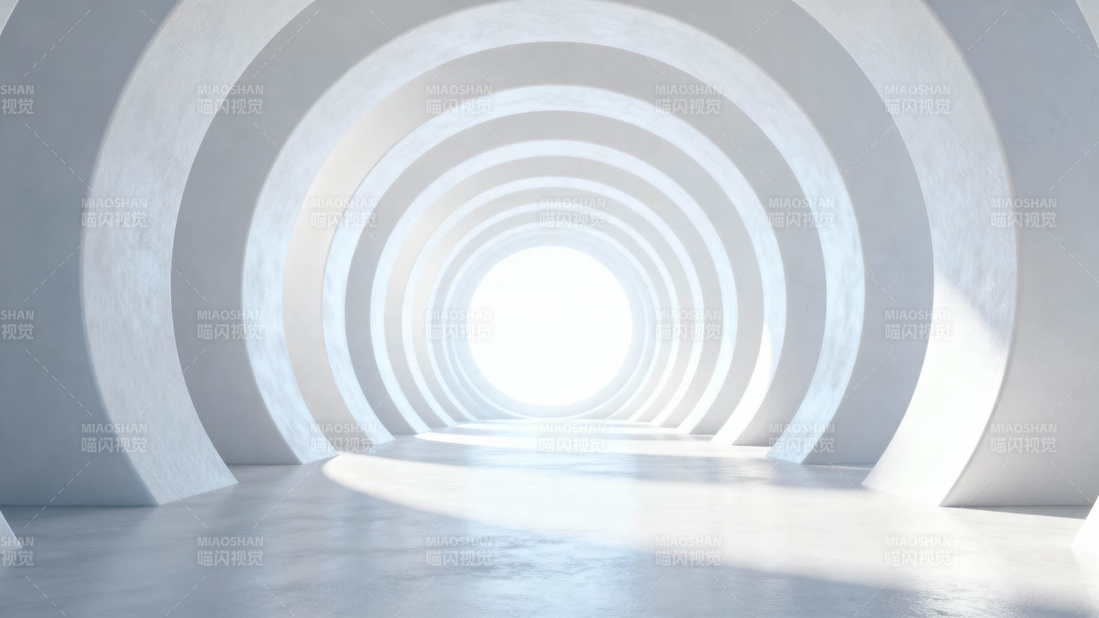 白光隧道 未来之境图片