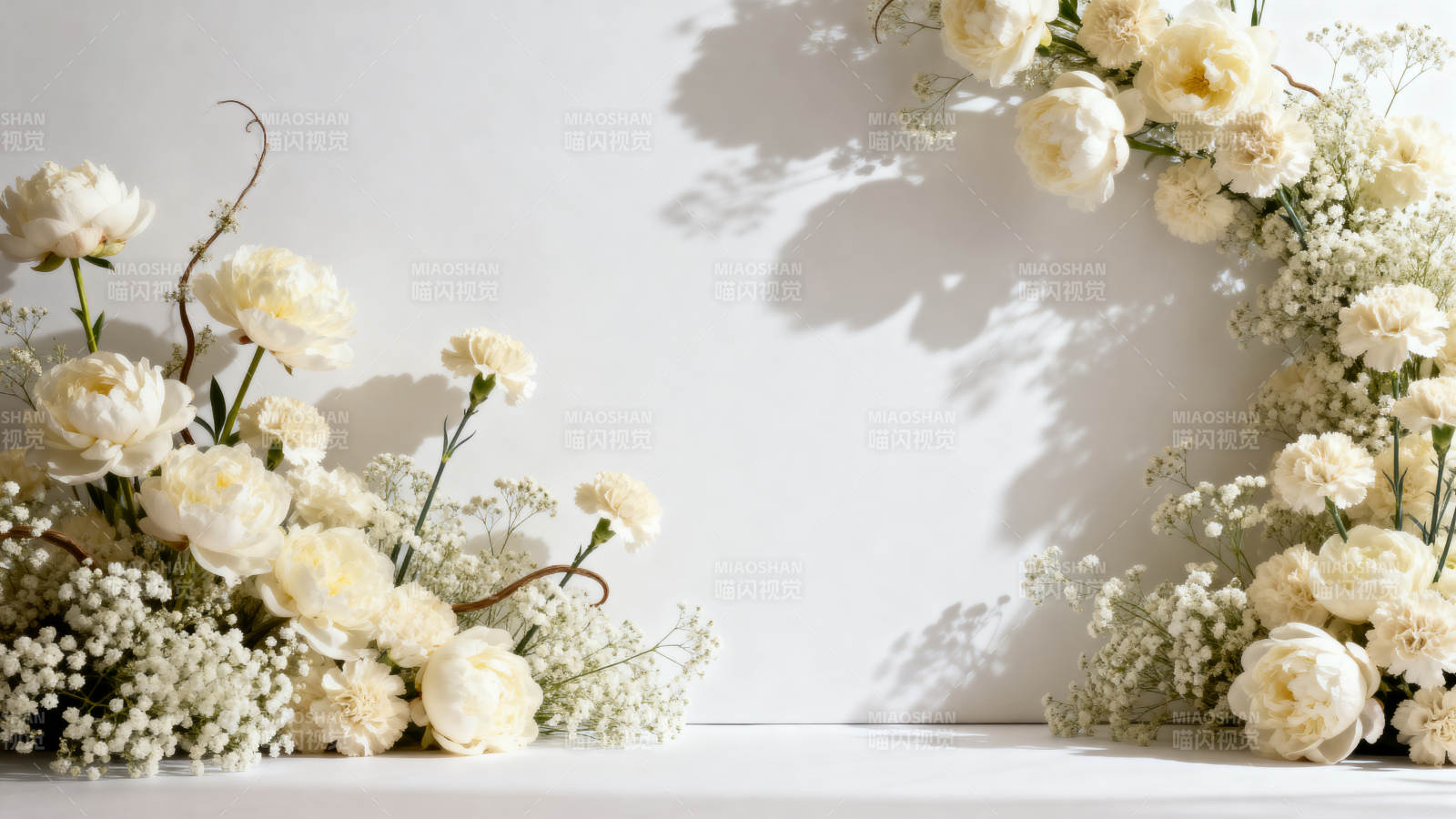 白花静影 素雅成诗图片