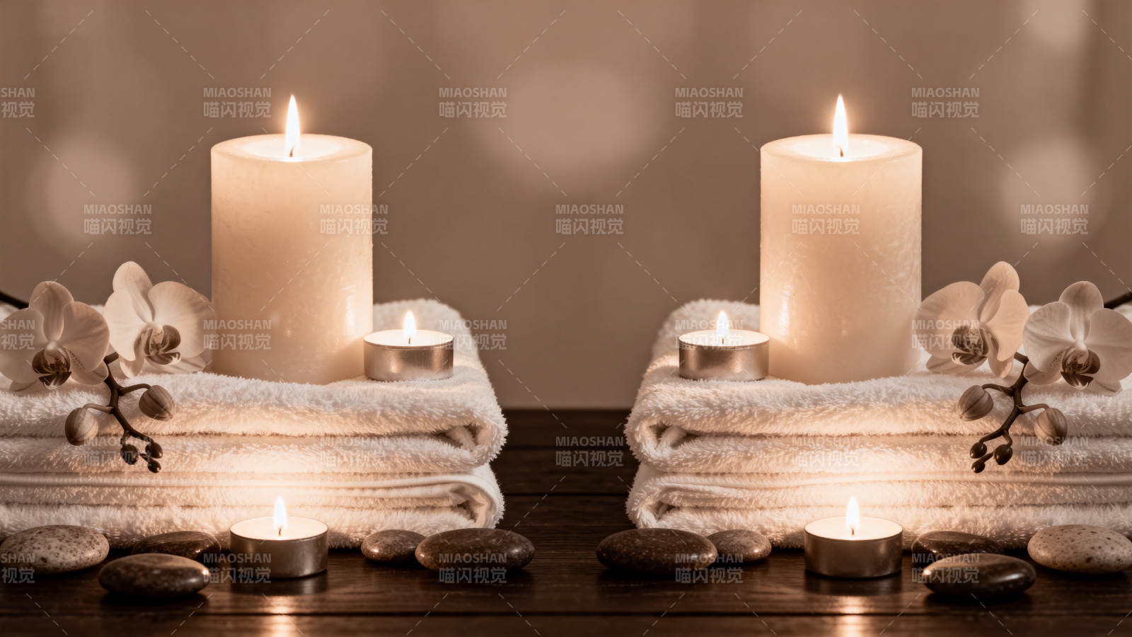 烛光SPA静谧夜图片