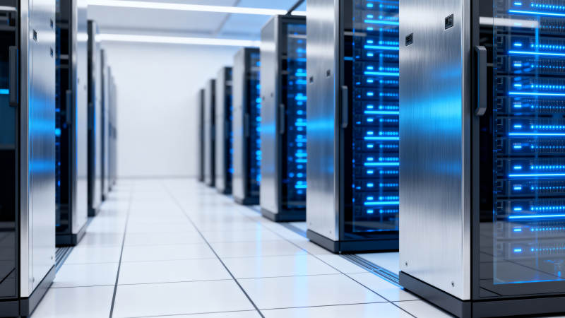 数据中心蓝光服务器阵列图片