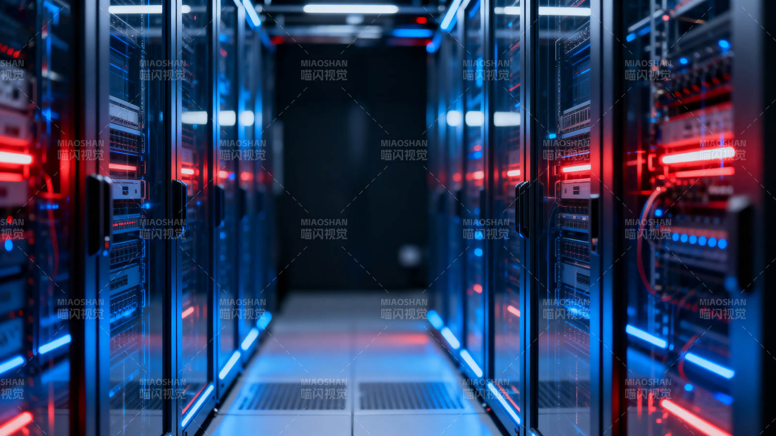 数据中心机房通道图片