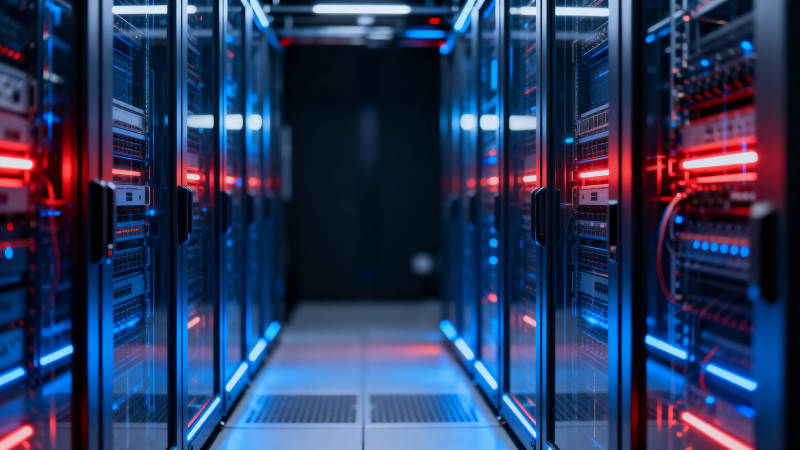 数据中心机房通道图片