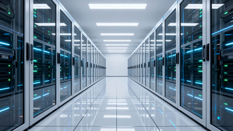 数据中心机房通道图片