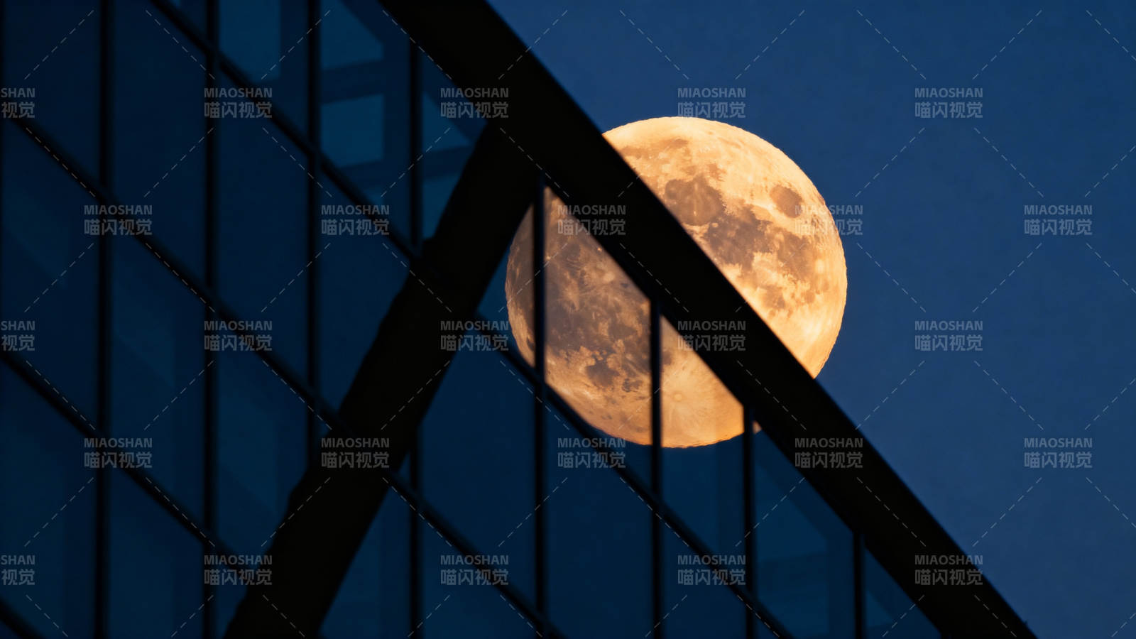 月穿楼影 夜静如诗图片