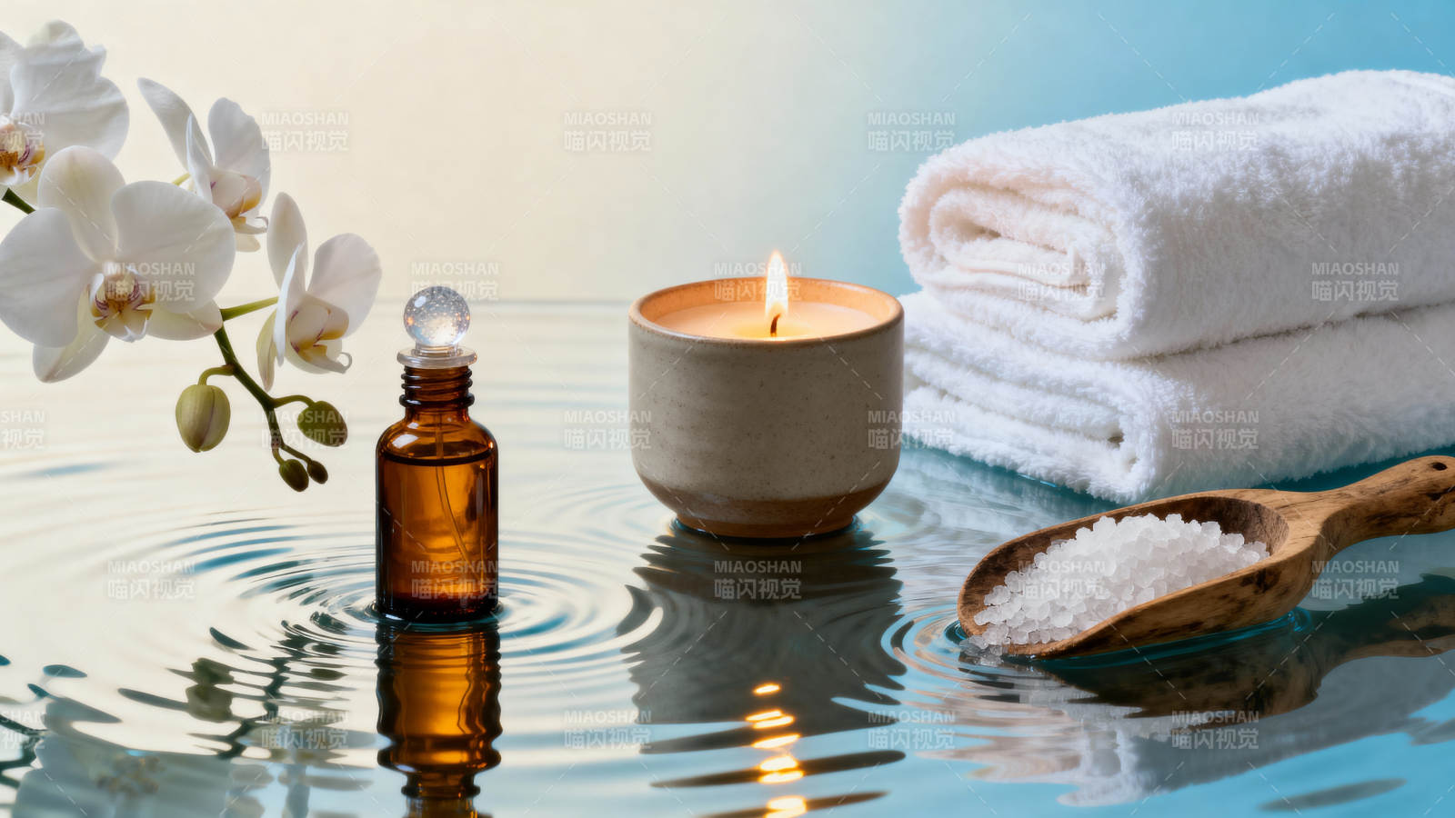 水疗静享 香薰烛光浴盐图片