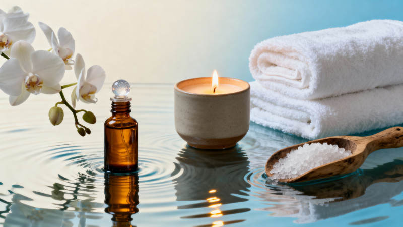 水疗静享 香薰烛光浴盐图片