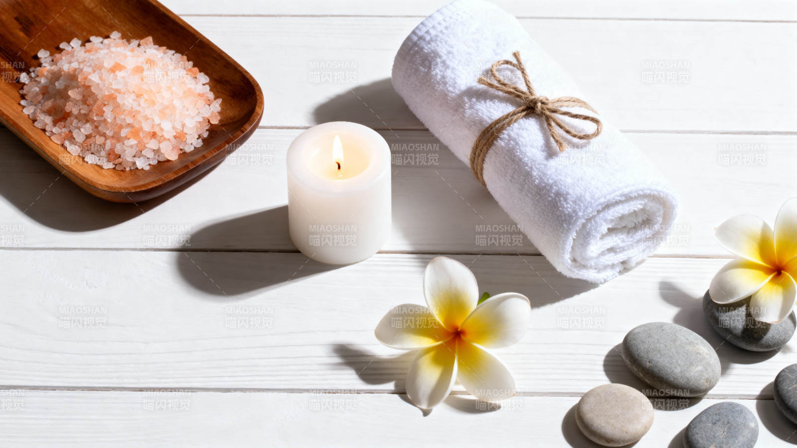 SPA静享 花香石语烛光浴图片