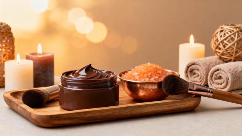烛光SPA 巧克力与盐疗享受图片
