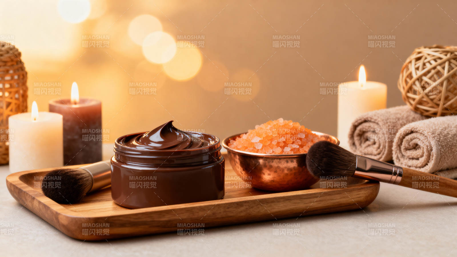 烛光SPA 巧克力与盐疗享受图片