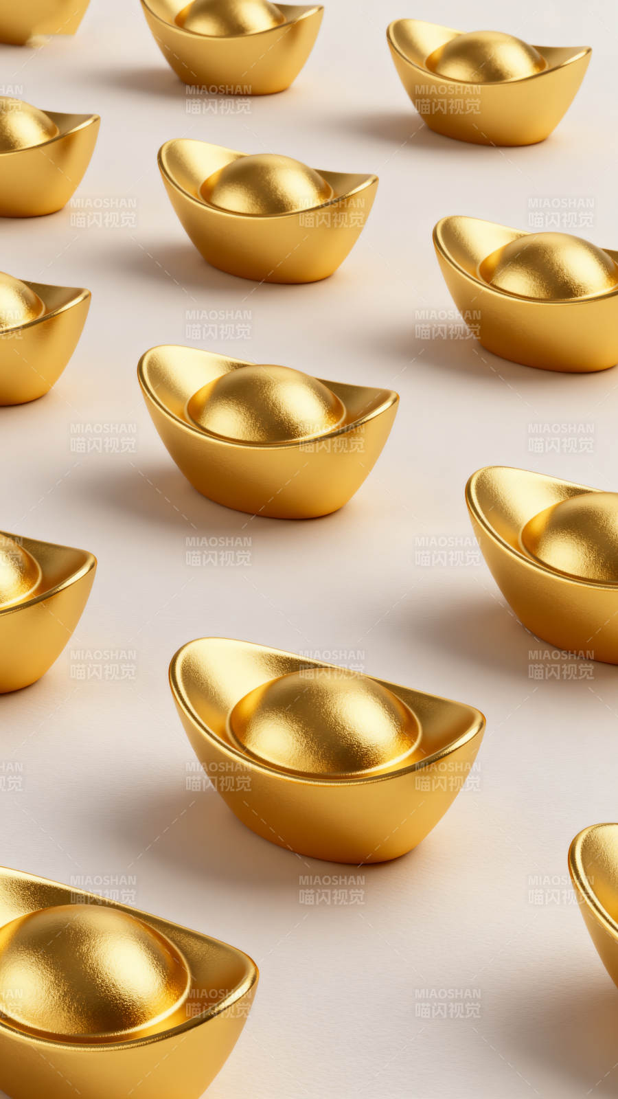 金元宝阵列 富贵满堂图片