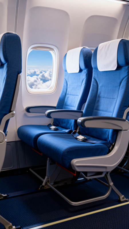 飞机蓝座窗景云上天图片