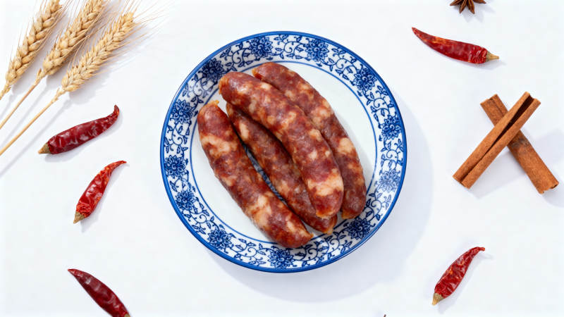 香肠配香料 风味十足图片