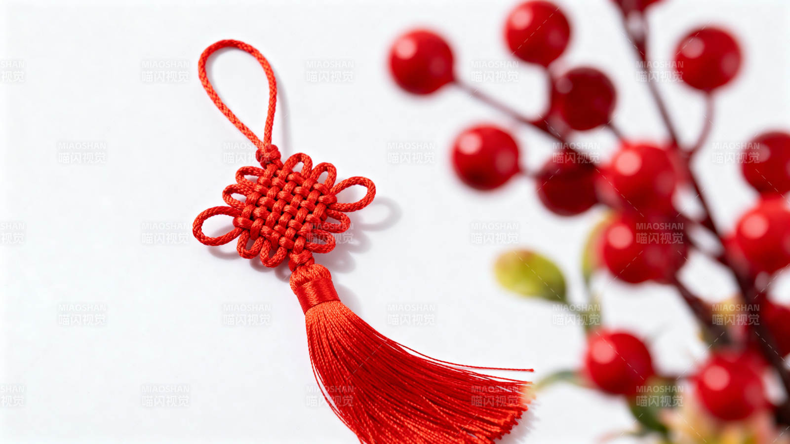 红结配红果 喜庆迎新春图片