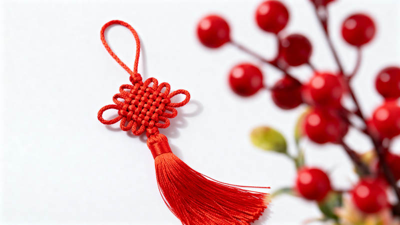 红结配红果 喜庆迎新春图片